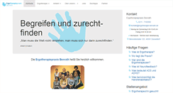 Desktop Screenshot of ergotherapie-benrath.de